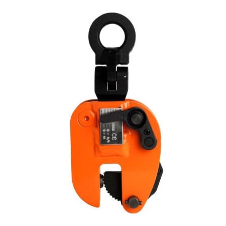 Caldwell Renfroe LPA Vertical Lifting, 180 Degree Turning Plate Clamp, Steel, 1000 Lbs Cap, 5/8in Opening LPA-00.50-A